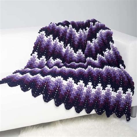 aubergine blanket crochet pattern