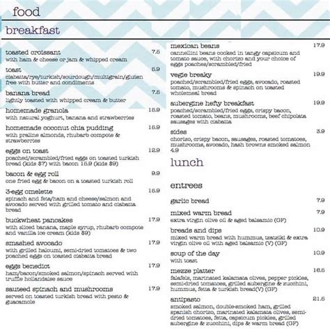 aubergine restaurant menu