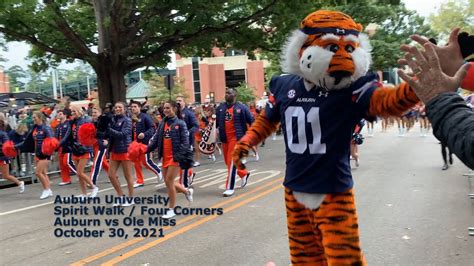 auburn tiger walk time