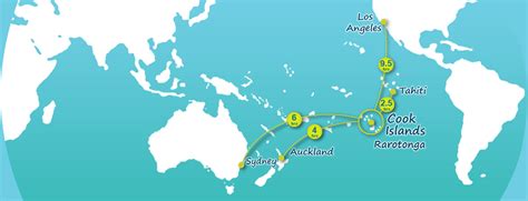 auckland to cook islands flight time