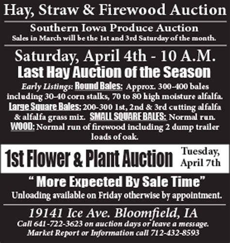 auctions in southern iowa