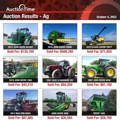 auctiontime online farm equipment auctions