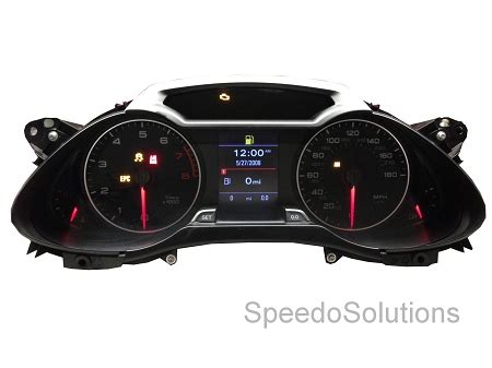 Audi A4 B8 Instrument Cluster Coding