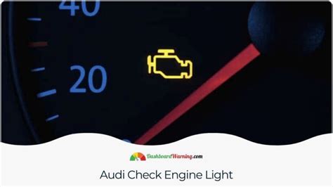 Audi Check Engine Light With Lightning Bolt