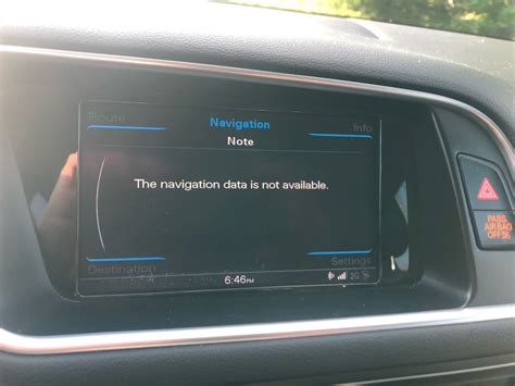 Audi Navigation Database Is Not Available