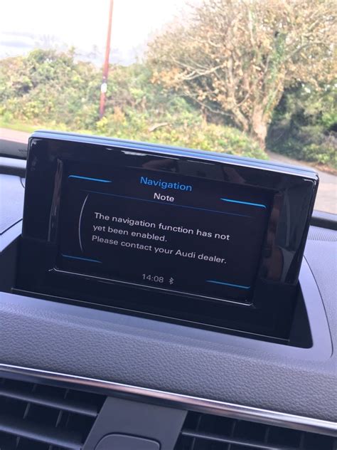 Audi Q3 Navigation System Not Working
