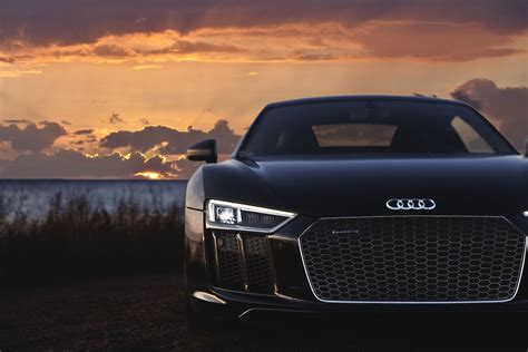 10 New Audi R8 Matte Black Wallpaper FULL HD 1080p For PC