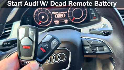 Audi Remote Key Not Detected