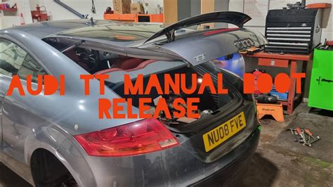 Audi Tt Boot Release Button