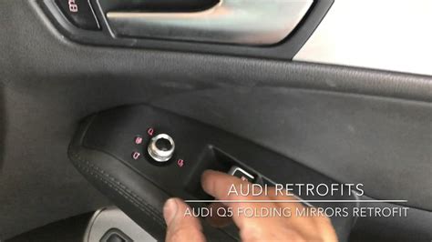 How to Adjust Side Mirrors in AUDI Q5 II ( 2017 now ) Change Side Mirrors Position YouTube