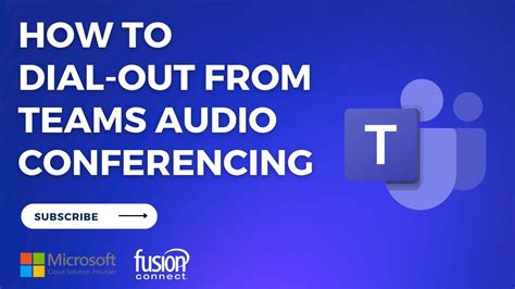 Audio Conferencing Dial-Out Usage