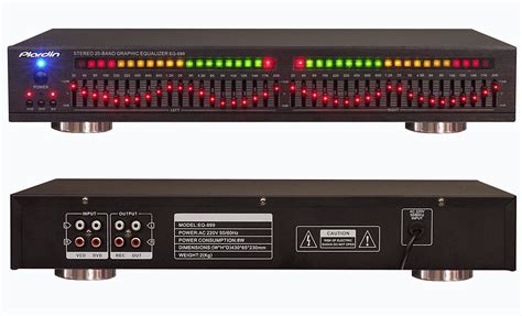 audio equalizer and amplifier