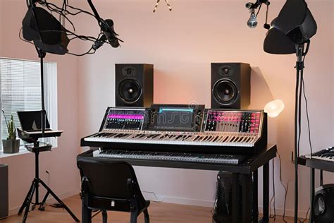 Audio Equipment In Studio