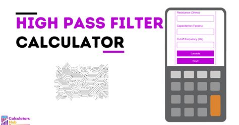 Audio High Pass Filter Calculator