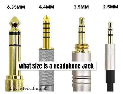 Audio Jack Sizes For Computer