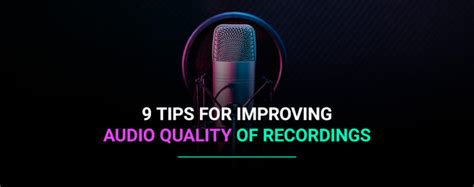 Audio Recording Quality