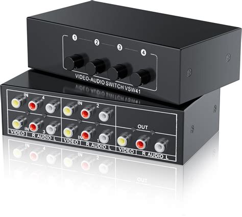 Audio Video Selector Switch