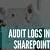 audit log sharepoint site