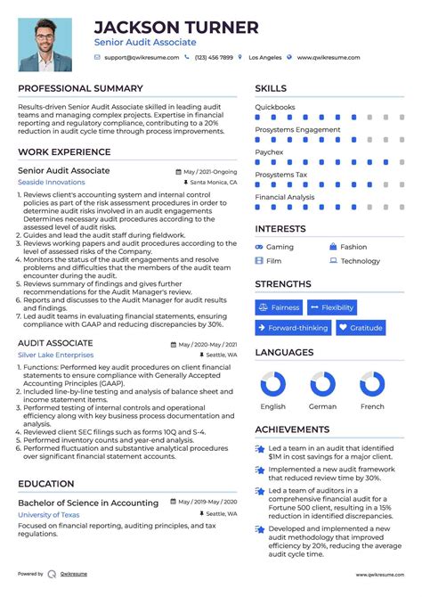 Audit Resume Walkthroughs