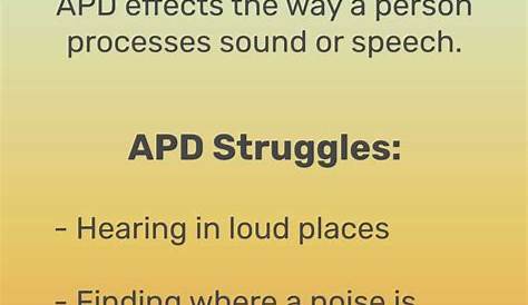 Auditory Processing Disorder Or Adhd Quiz ADHD APD? Identifying And Treating s