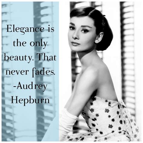 audrey hepburn quotes on elegance