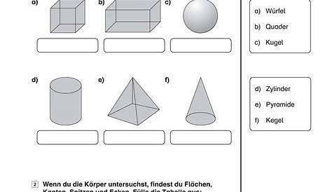 Arbeitsblatt - Stationenlernen Geometrie 3-4 - XVI - Mathematik - tutory.de