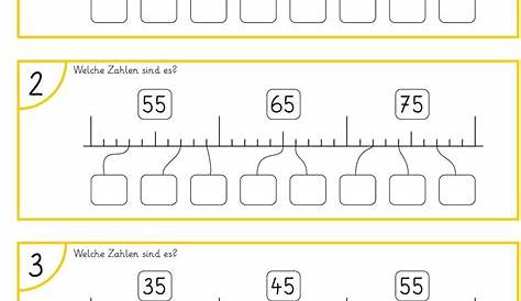 Zahlenstrahl Übungen Klasse 4 und Klasse 5 | Zahlenstrahl zeichnen