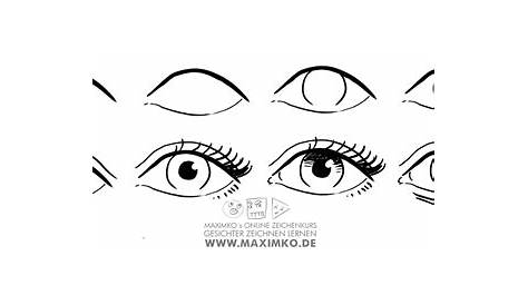 Augen Zeichnen-dekoking.com-3 | Рисовать глаза, Рисовать, Рисование глаза