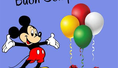 Auguri di Buon Compleanno: le frasi e le foto migliori | Mickey mouse