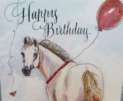 auguri di compleanno con immagini di cavalli