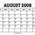 august 8 2008 calendar