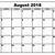 august monthly calendar
