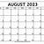 august printable calendar 2023 free