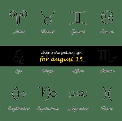 August 15 Horoscope