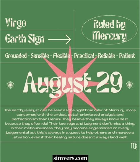 August 29 Horoscope