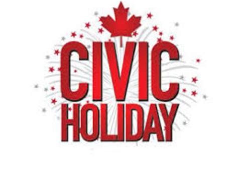 august civic holiday ontario