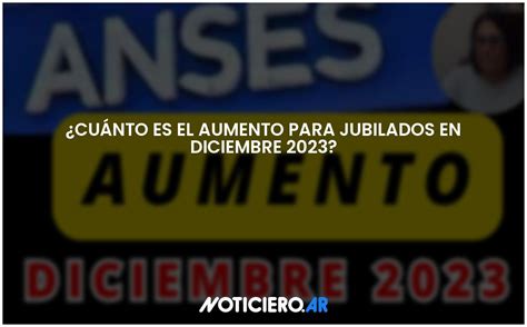 aumento para jubilados en diciembre