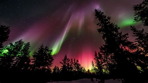 aurora boreal na finlandia