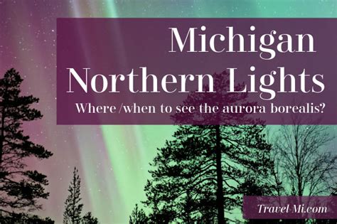 aurora borealis forecast northern michigan
