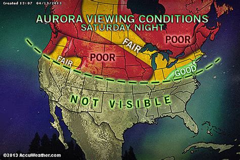 aurora borealis forecast tonight maine