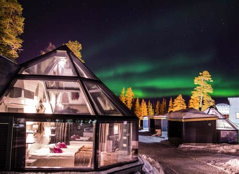 aurora borealis hotels finland