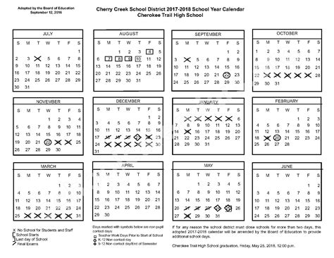 aurora co school calendar