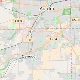 aurora il zip code 9 digit map
