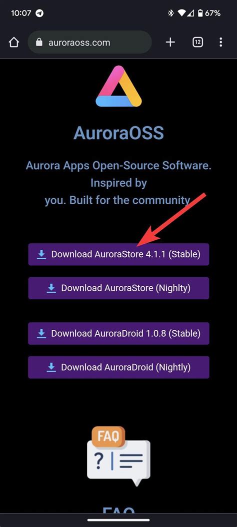 aurora store app not supported