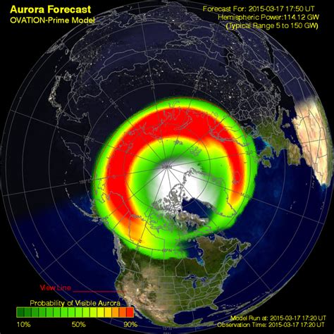 aurora watch uk forecast tonight