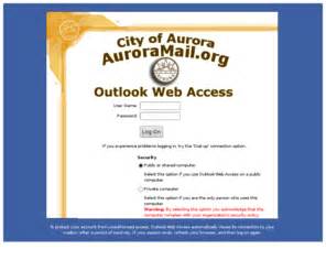 auroramail.org outlook web access