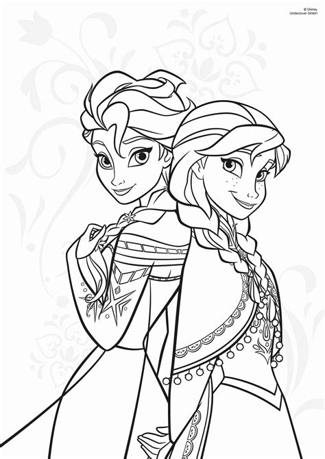 Ausmalbilder Anna Und Elsa