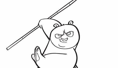 kung fu panda 08 gratis Malvorlage in Comic & Trickfilmfiguren, Kung Fu