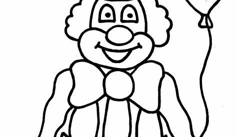 Ausmalbilder für Kinder Clown 12