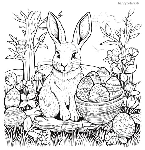 Die 20 Besten Ideen Für Ausmalbilder Osterhase Mit Korb Beste Wohnkultur, Bastelideen